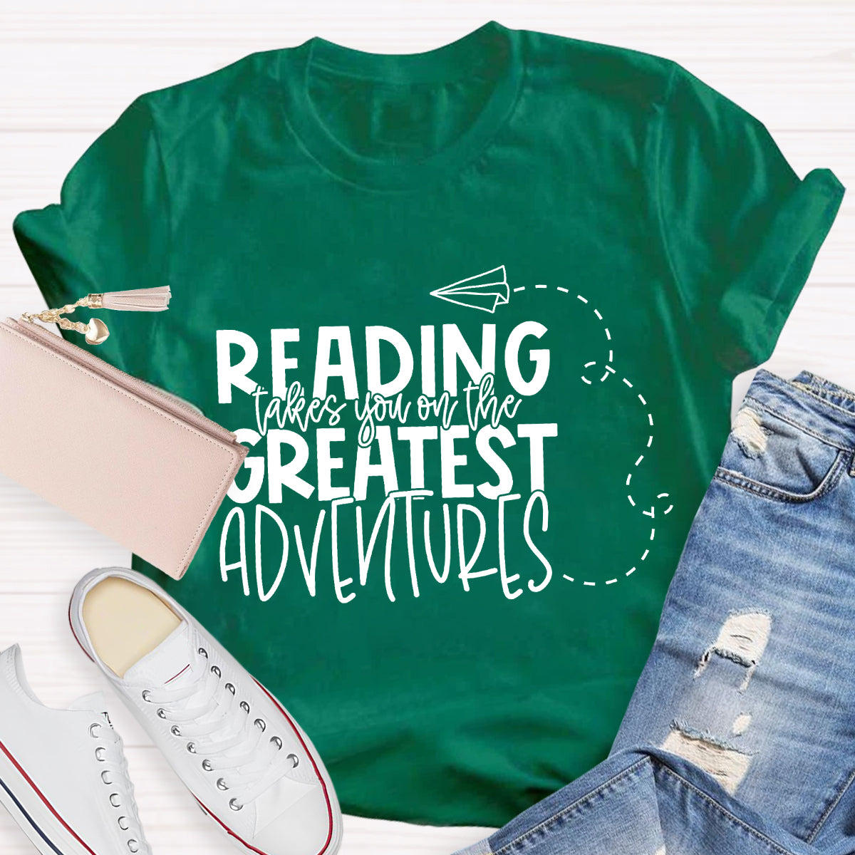 Reading Takes You On The Greatest Adventures T-Shirt