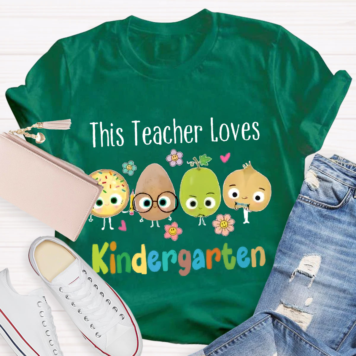 Personalized Grade This Teacher Loves T-Shirt