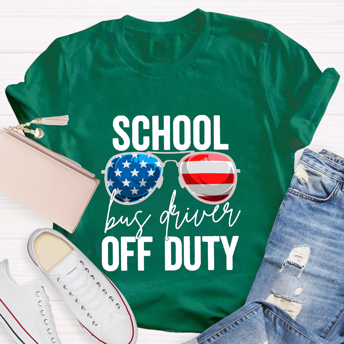 School Bus Driver Off Duty T-Shirt