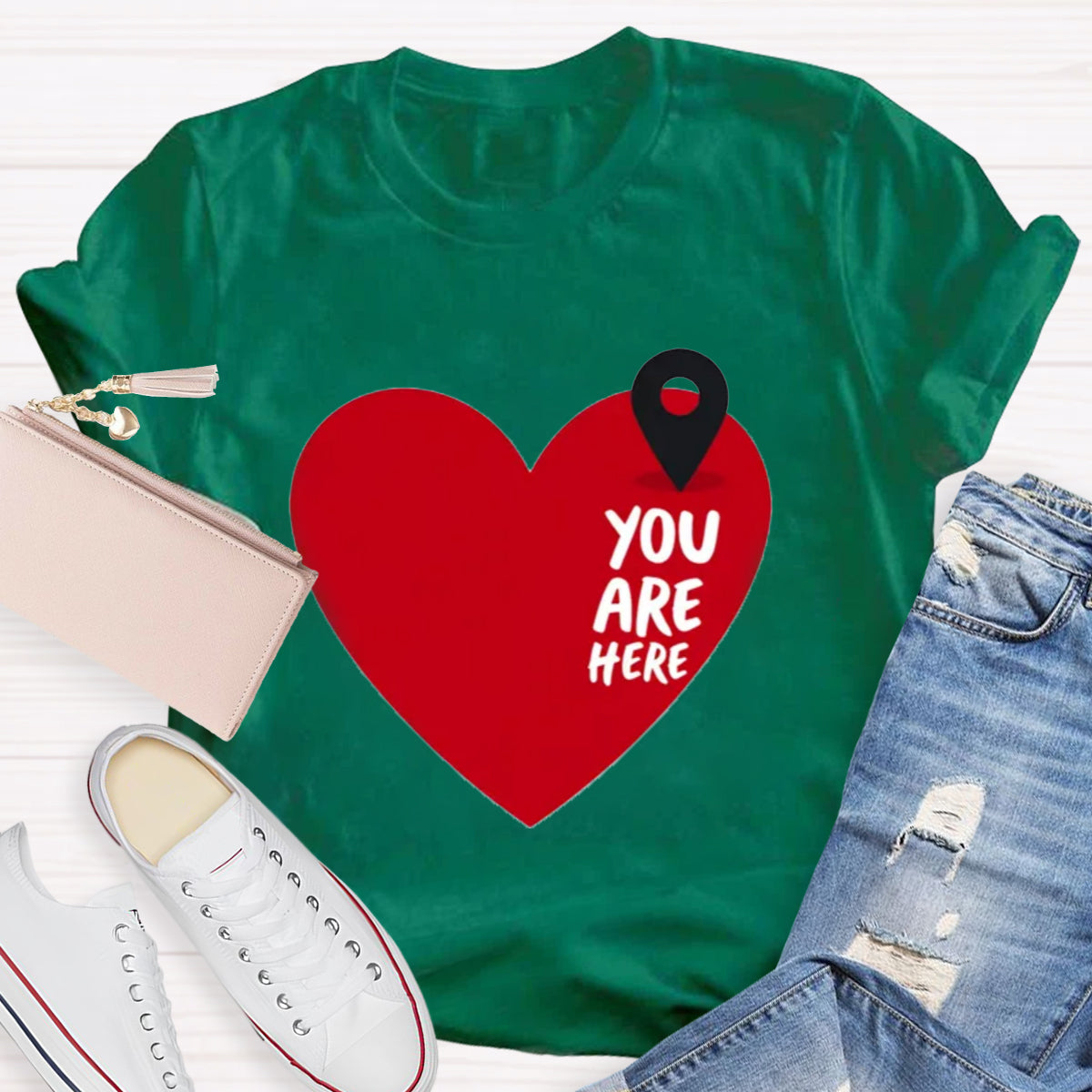 You Are Here In My Heart T-Shirt