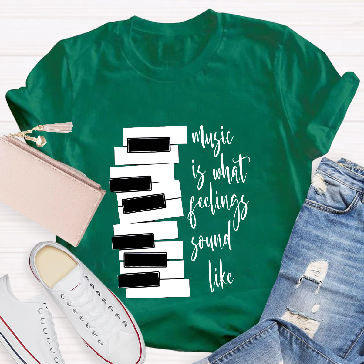 Music Is What Feelings Sound Like T-Shirt