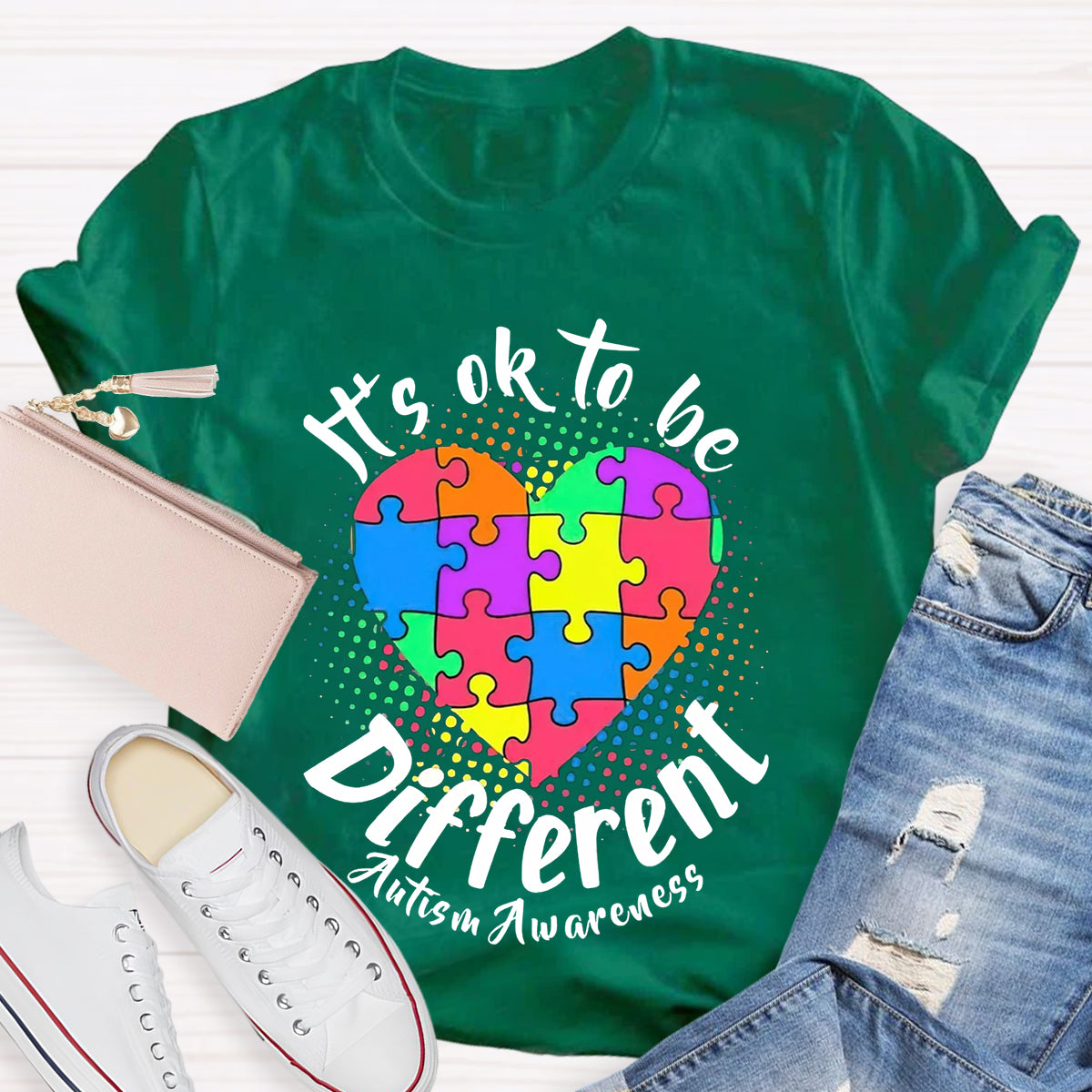 Autism It'S Ok To Be Different T-Shirt