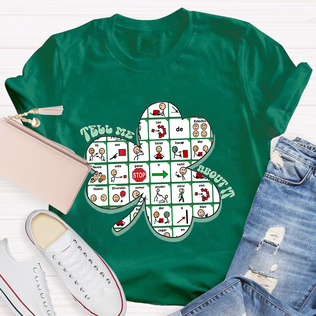 Tell Me About It Shamrock T-Shirt