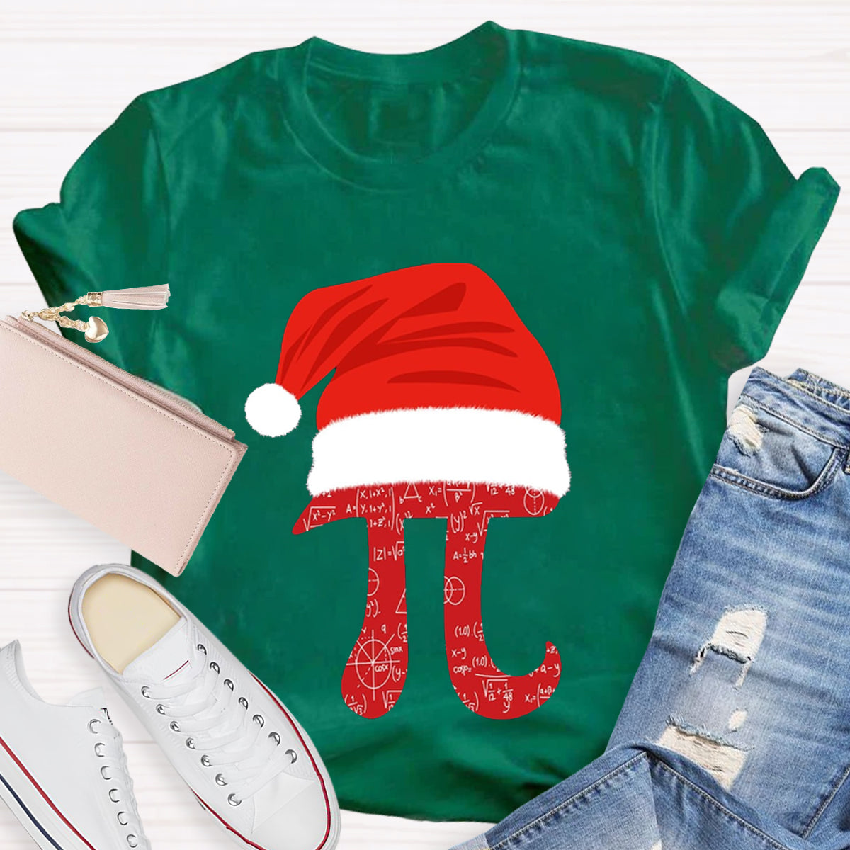 Math Teacher Christmas T-Shirt