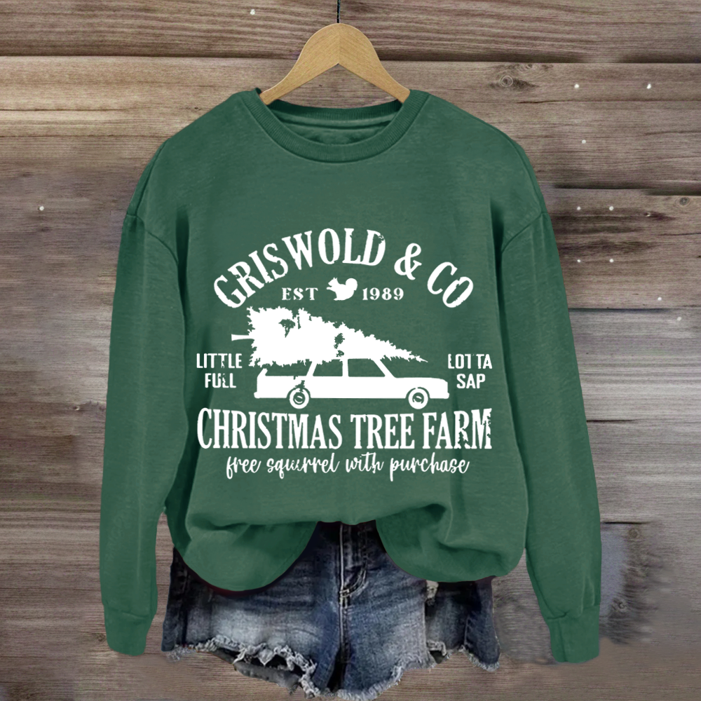 Retro Griswold Christmas Tree Sweatshirt