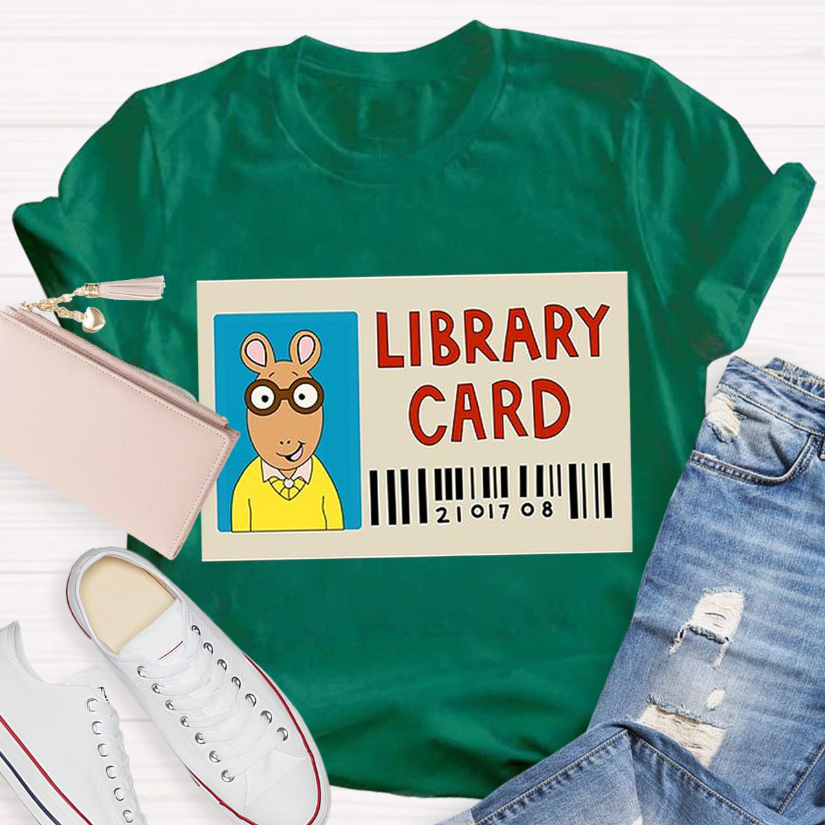 Arthur Library Teacher T-Shirt