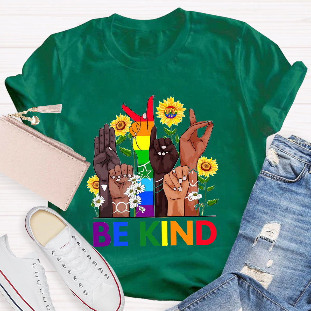 Be Kind Sign Language Hand T-Shirt