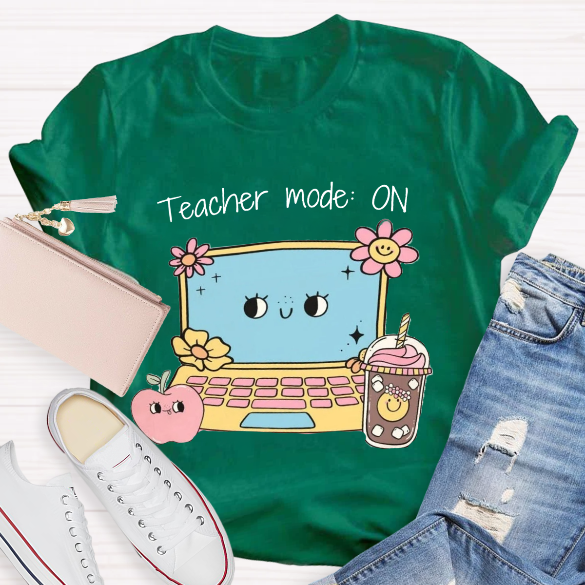 Teacher Mode On Computer Coffee T-Shirt