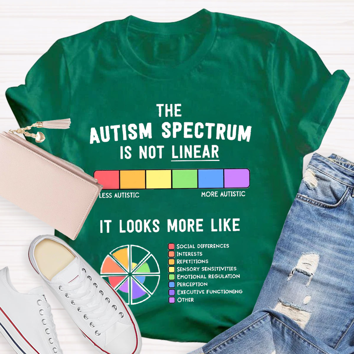 Autism Is A Spectrum Autism Awareness T-Shirt