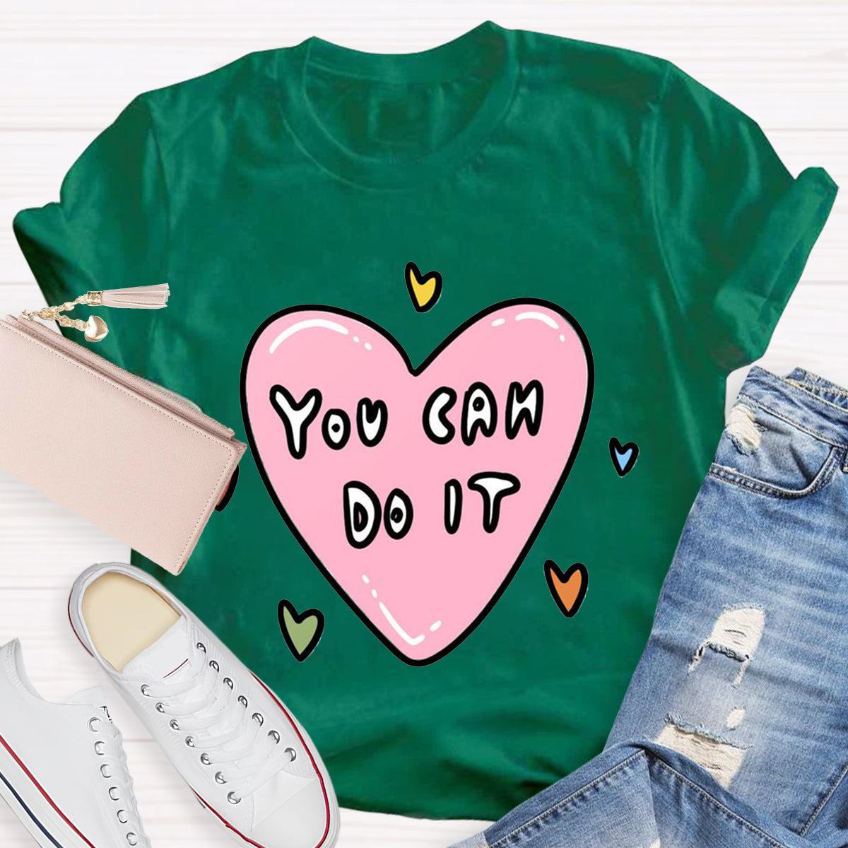 You Can Do It Motivational Language T-Shirt