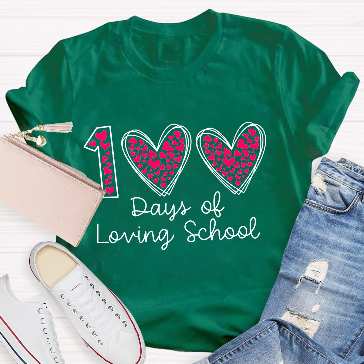 100 Days Of Loving School Teacher T-Shirt