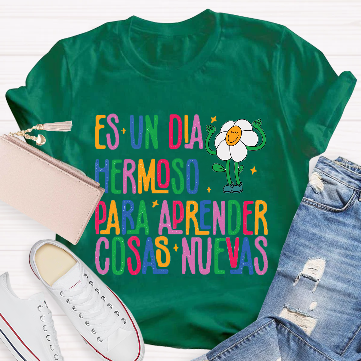 Cosas Nuevas Bilingual Teacher T-Shirt