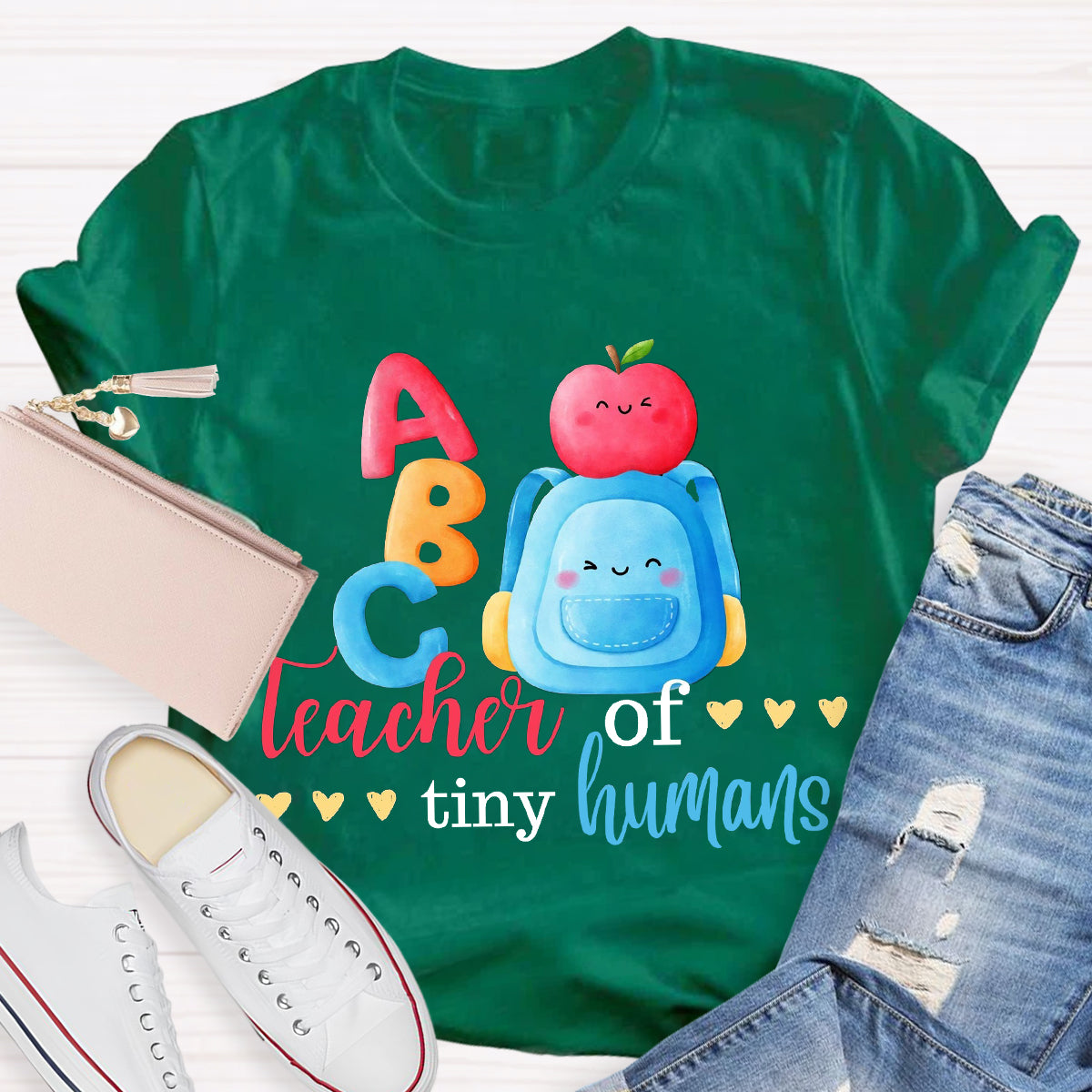 ABC Teacher Of Tiny Humans T-Shirt