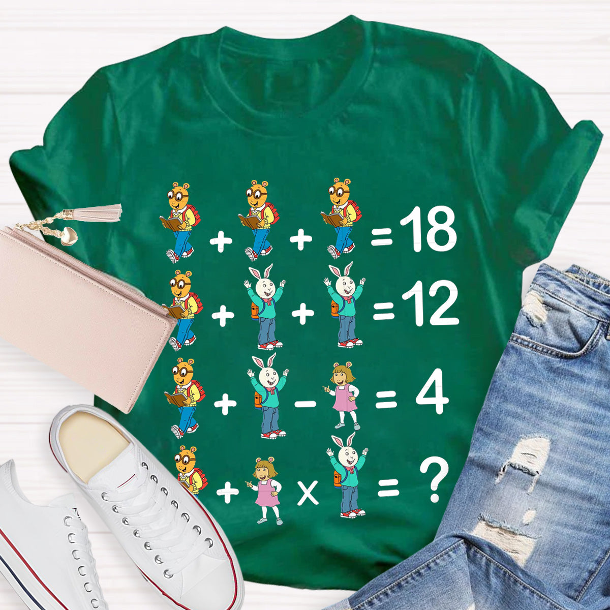 Arthur And Friends Math Teacher T-Shirt