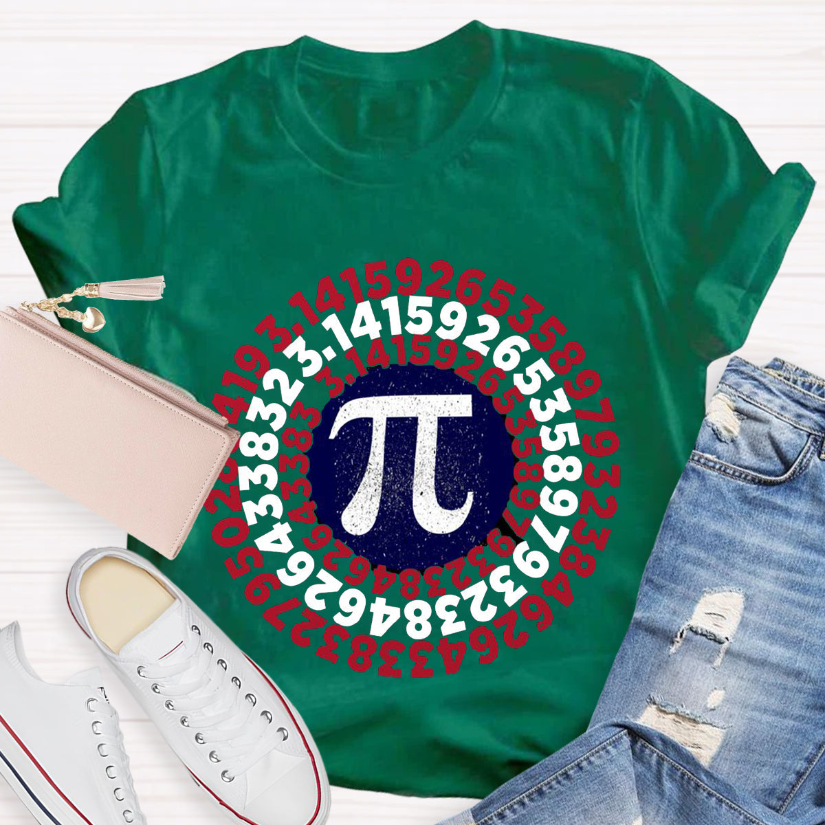 Pi Day Captain Shield T-Shirt