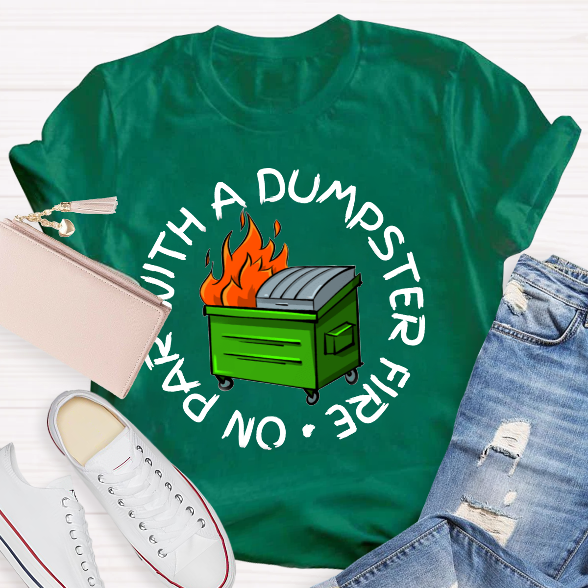 No Par With A Dumpster Fire T-Shirt