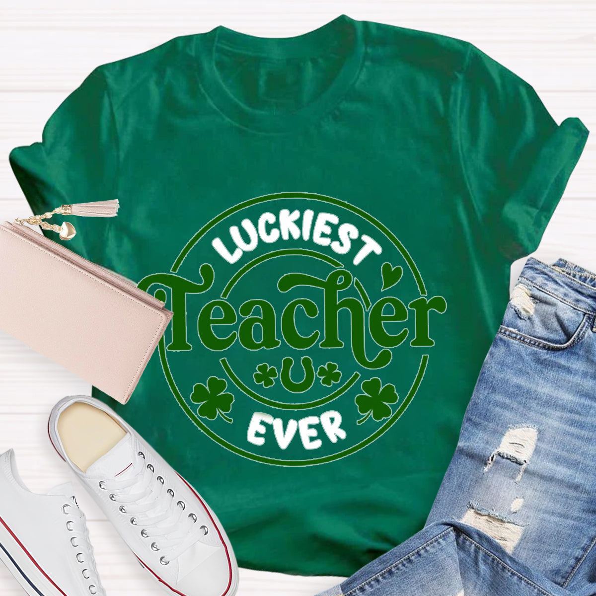 Luckiest Teacher Ever T-Shirt