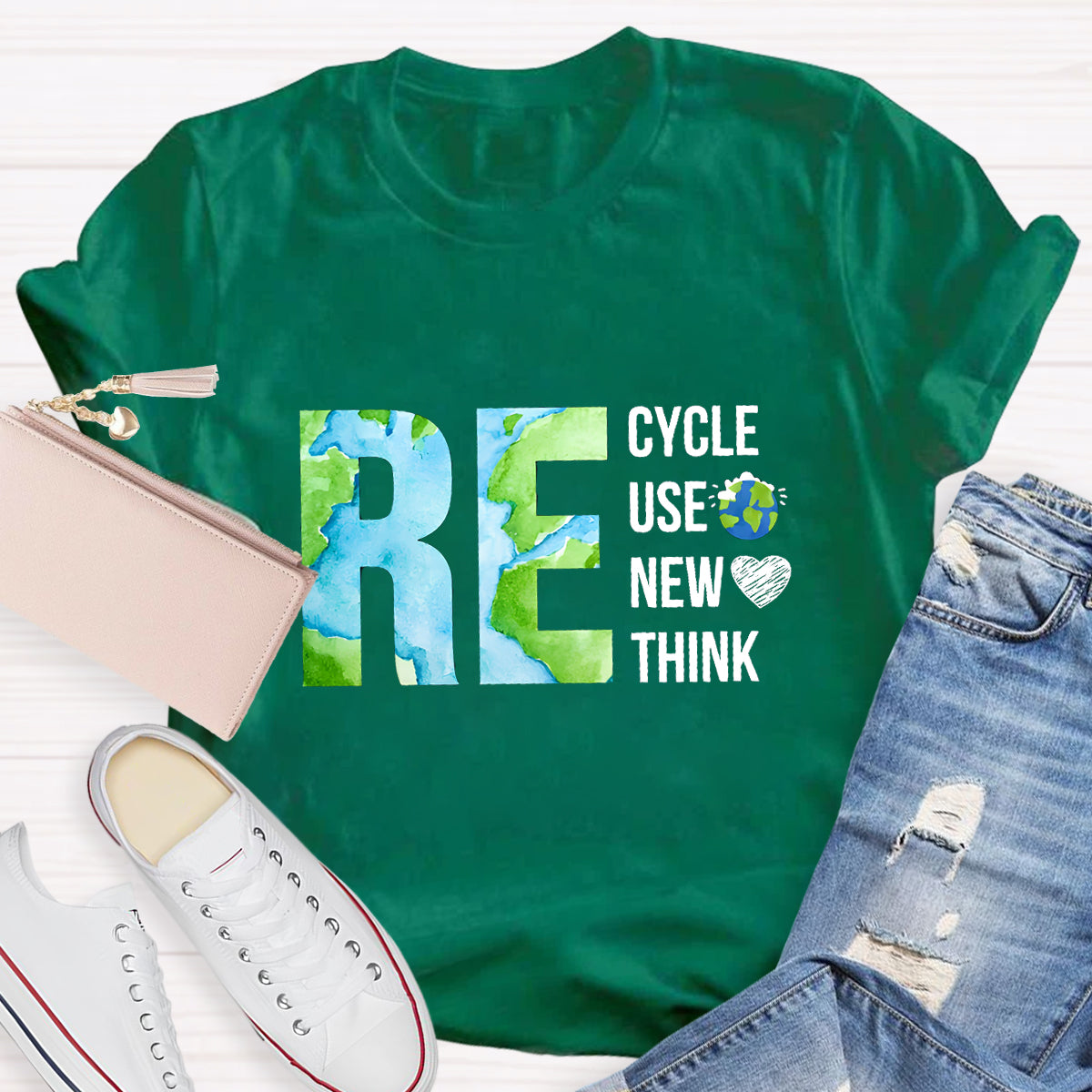 Recycle Reuse Renew Rethink T-Shirt