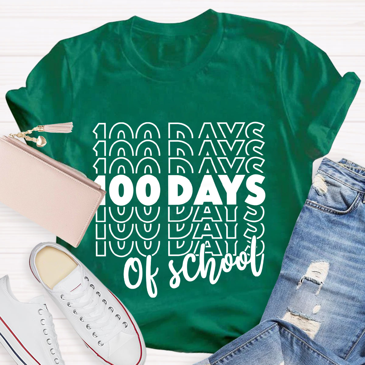 100 Days Of School Teacher T-Shirt