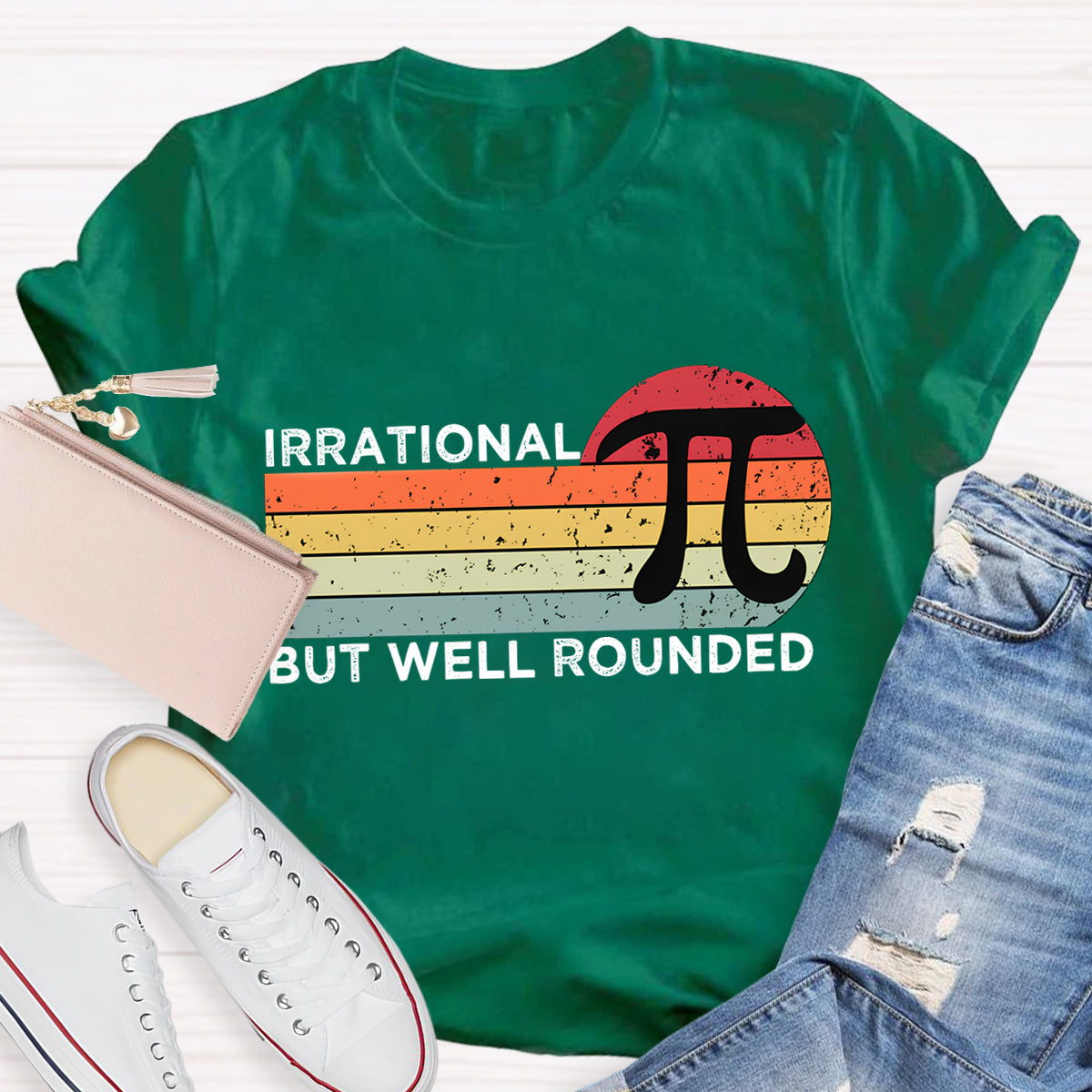 Irrational But Well Rounded Pi Day T-Shirt