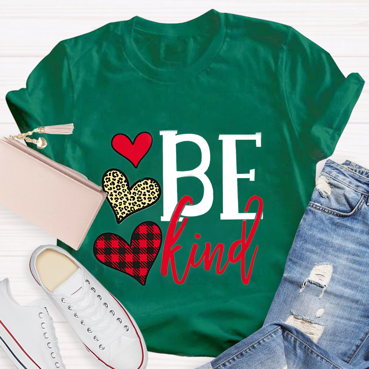 Red Heart Be Kind T-Shirt