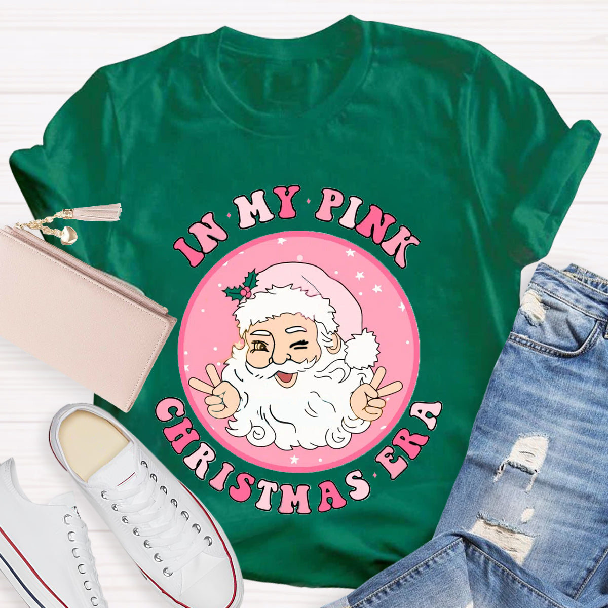 In My Pink Christmas Era T-Shirt