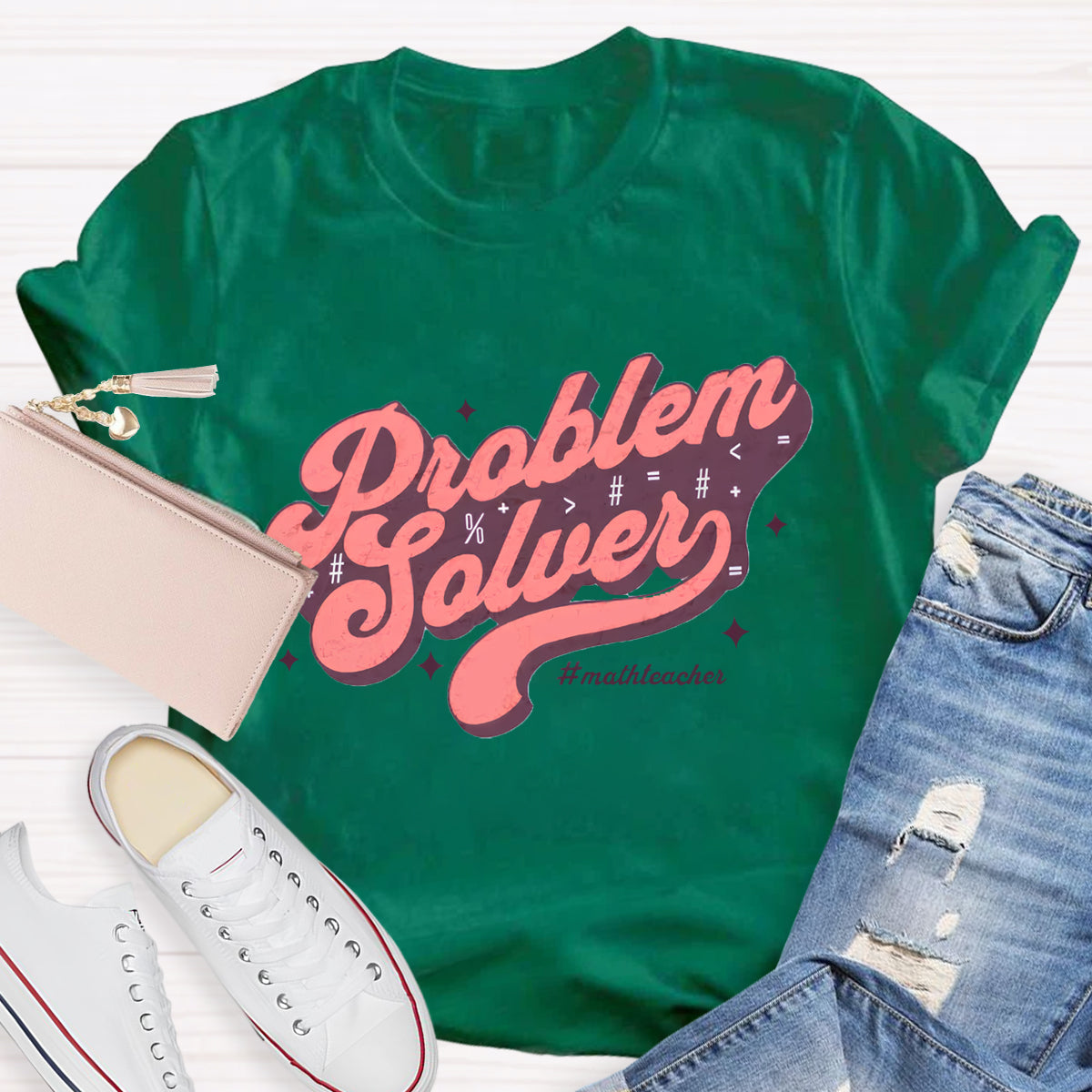 Problem Solver Math Teacher T-Shirt