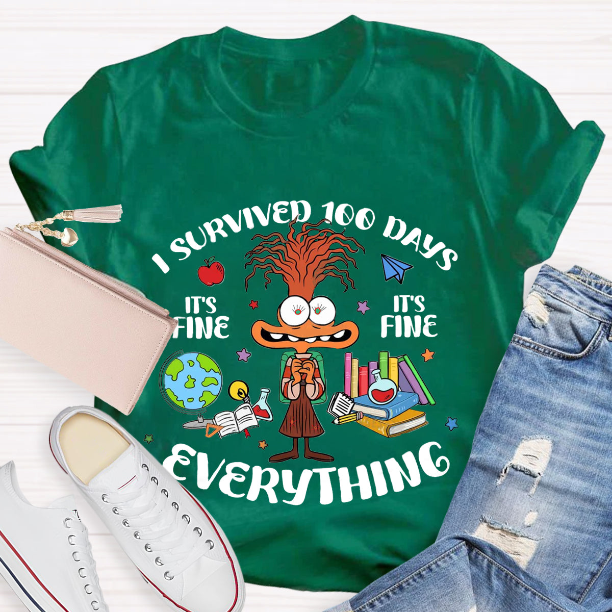 I Survived 100 Days Of School T-Shirt