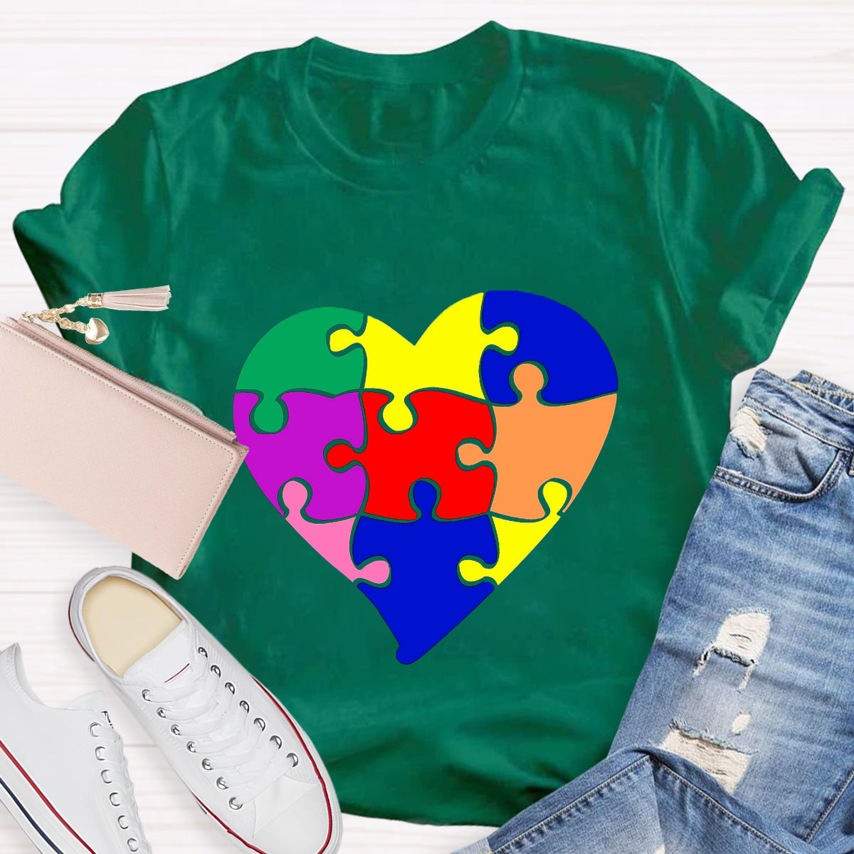 Puzzle Heart Special Education T-Shirt