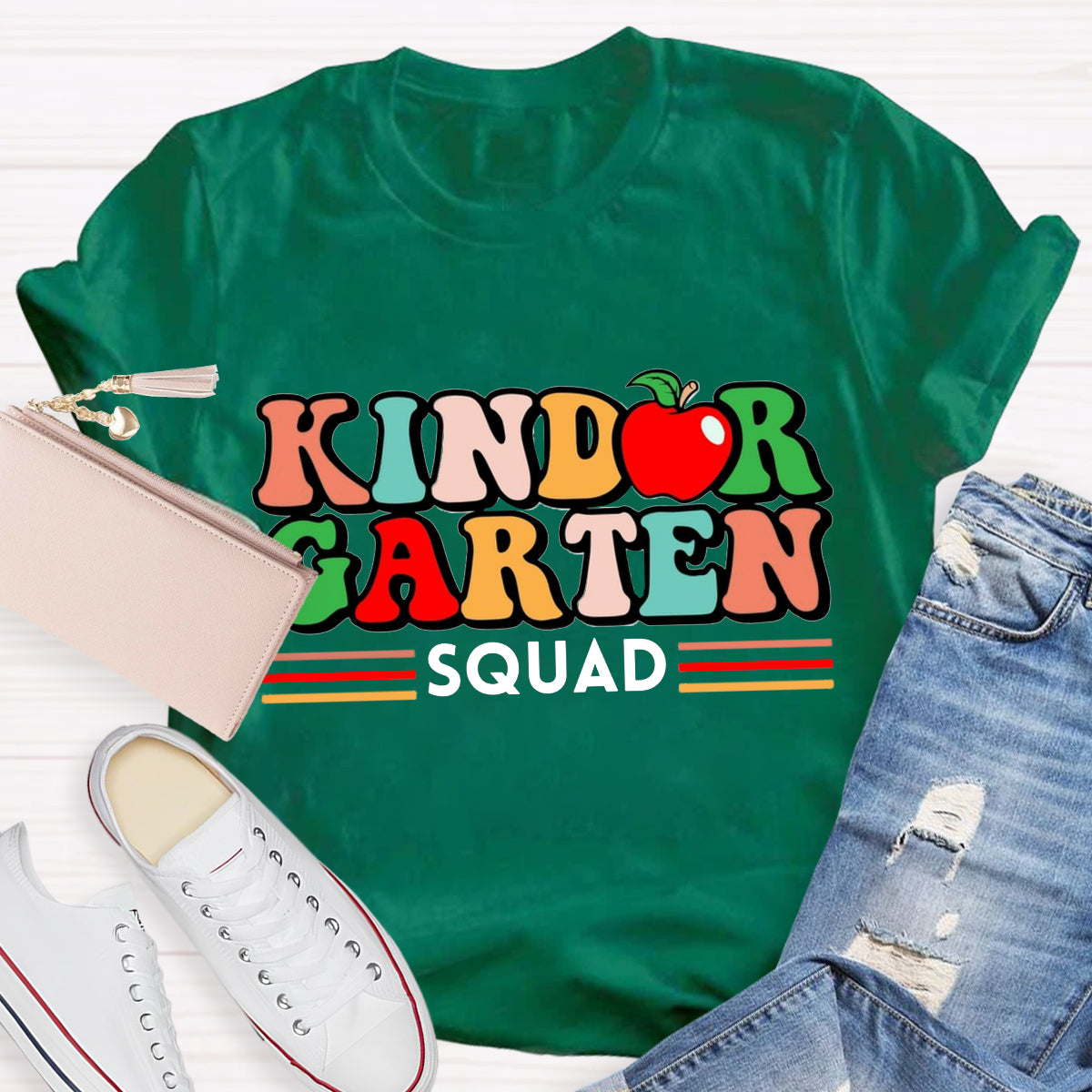 Personalized Grade Teacher Squad  T-Shirt