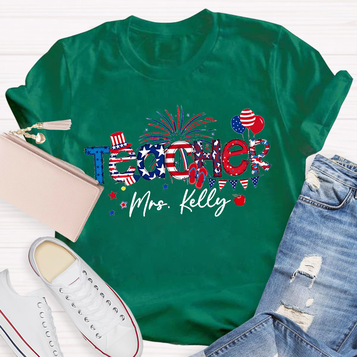 Personalized Name 4th Of July America History T-Shirt