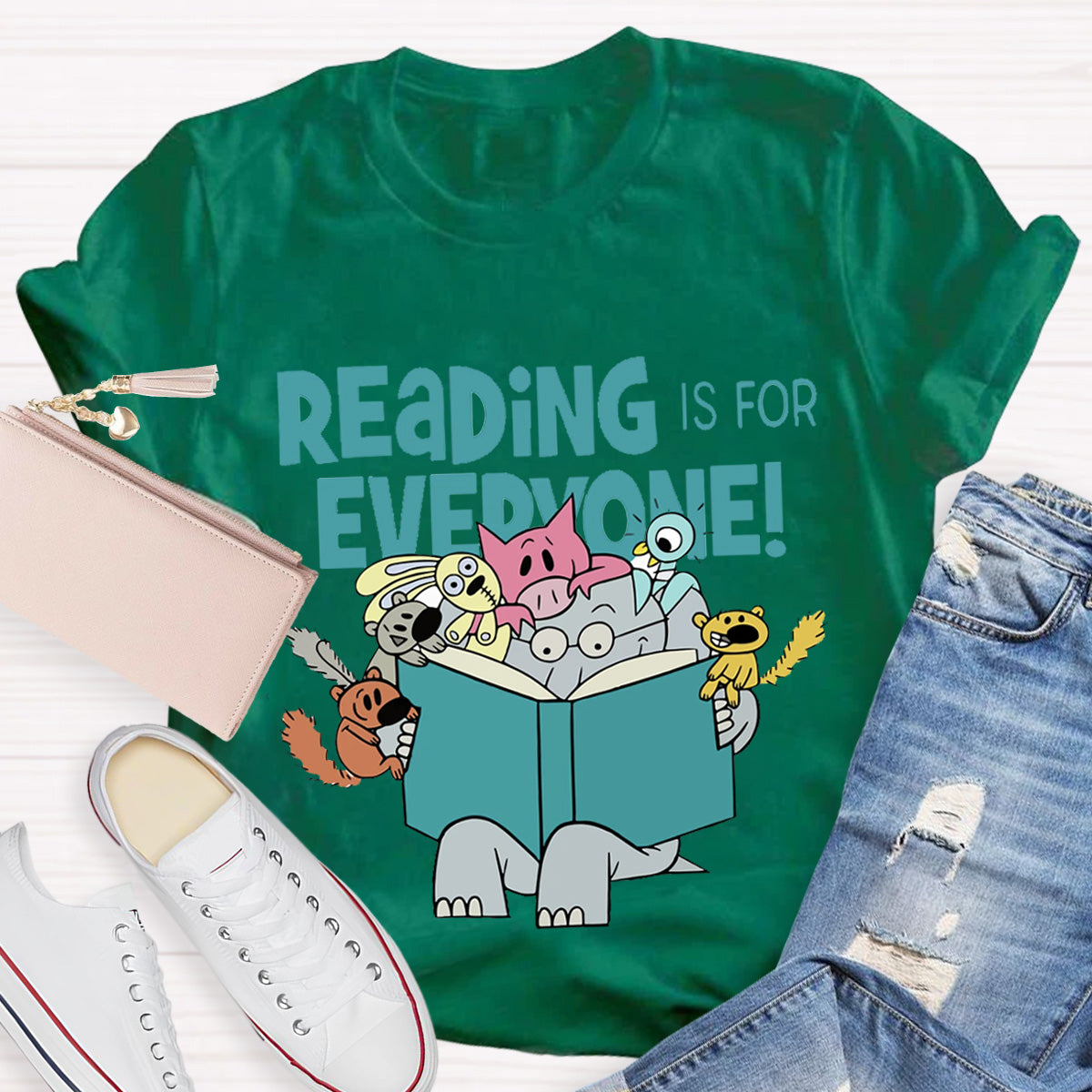 Reading Is For Everyone Teacher T-Shirt