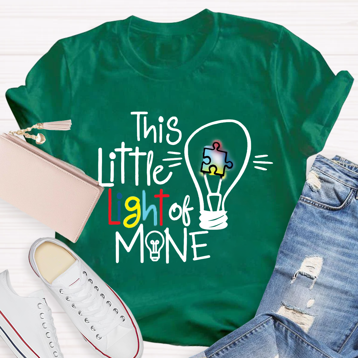 This Little Light Of Mine Autism T-shirt