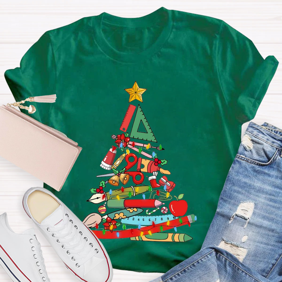 Teaching Aids Christmas Tree T-Shirt