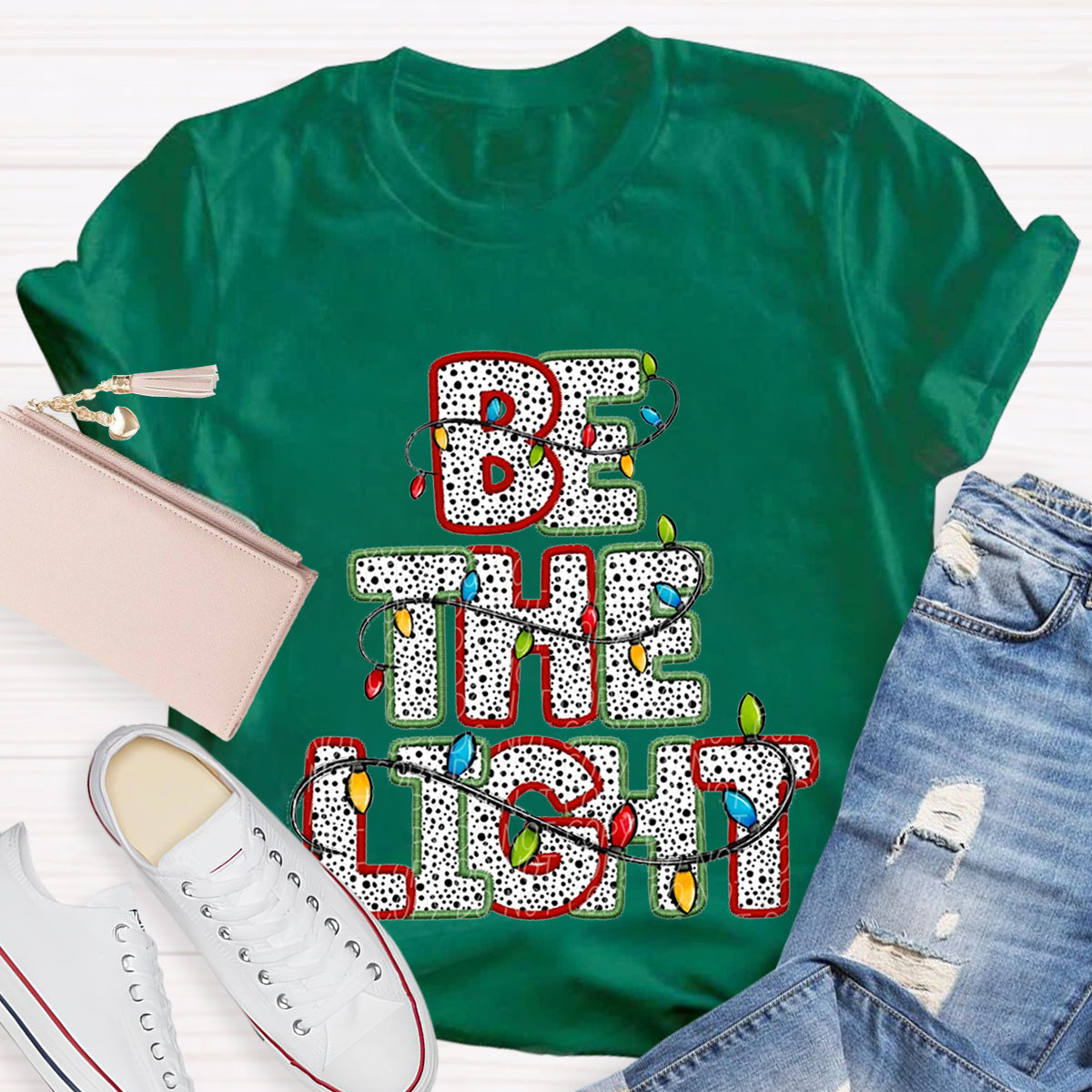 Be The Light Teacher T-shirt