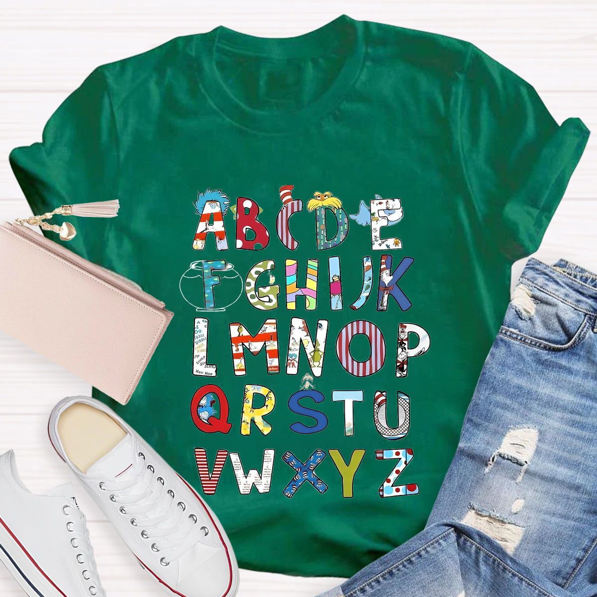 Children's Books Alphabet Teacher T-Shirt