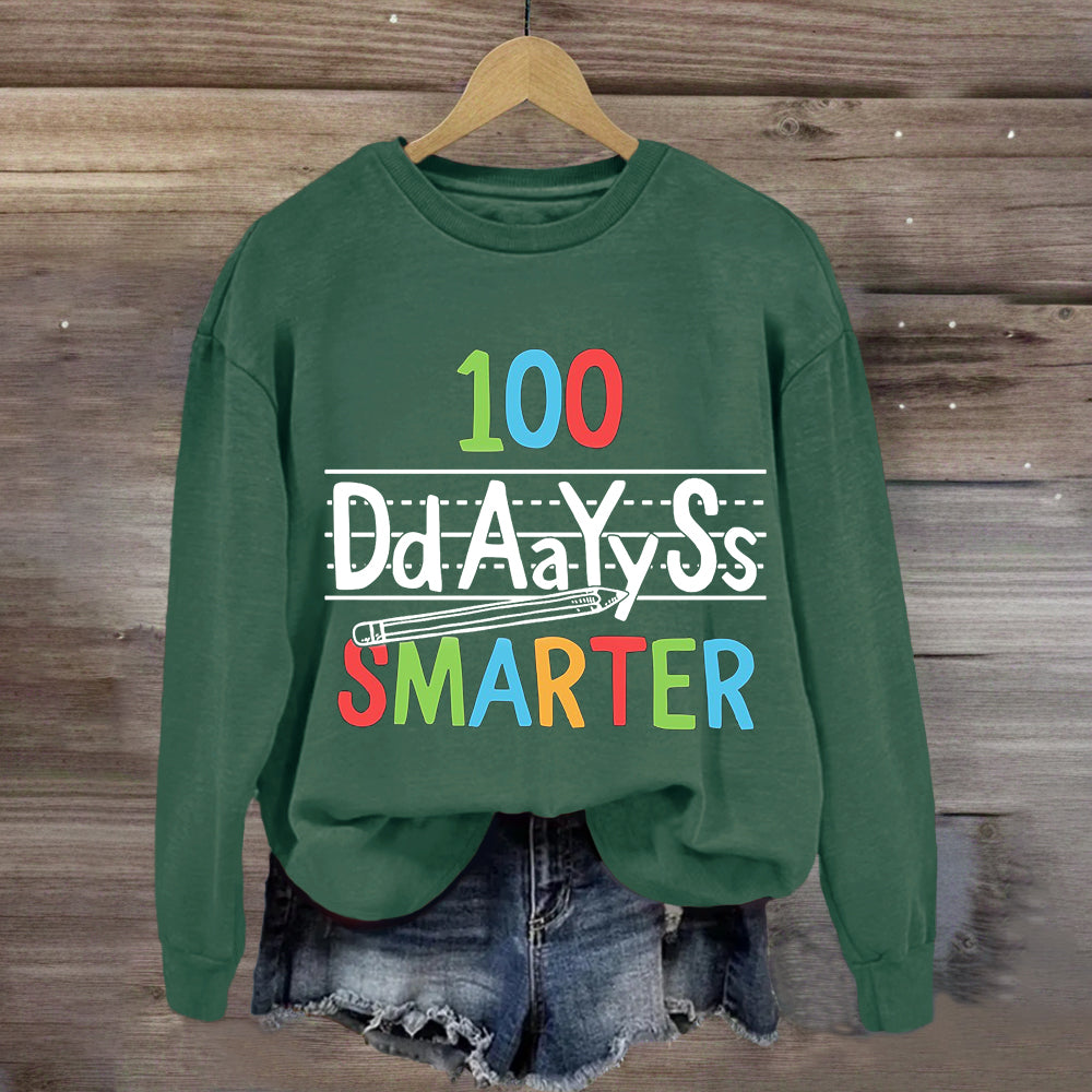 100 Days Smarter Pencil Sweatshirt