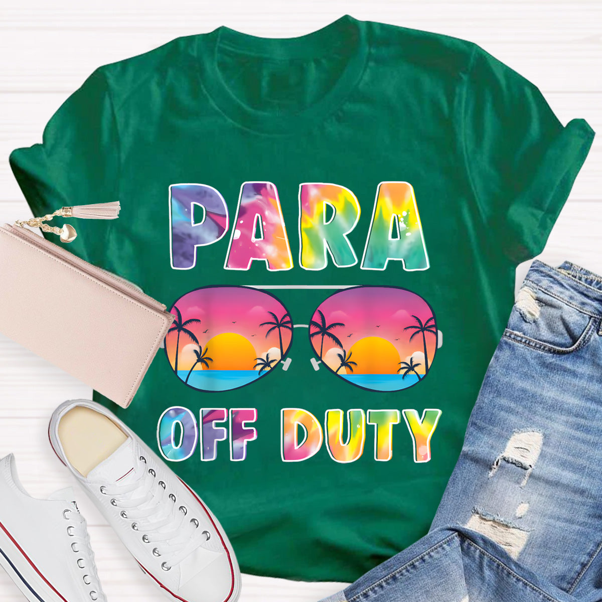Para Off  Duty Teacher T-Shirt