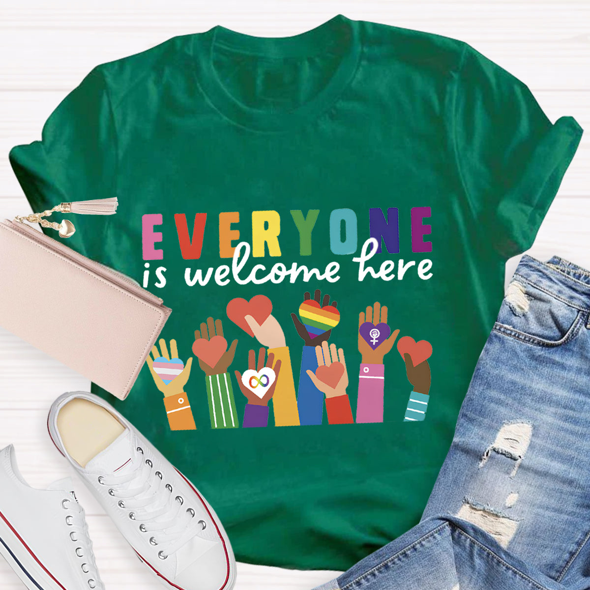 Everyone Is Welcome Here T-Shirt