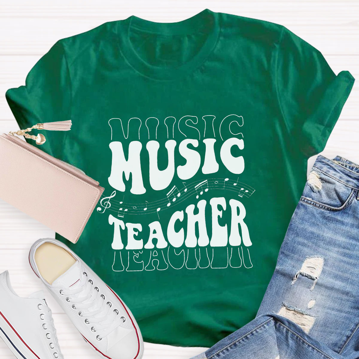 Musical Note Music Teacher T-Shirt