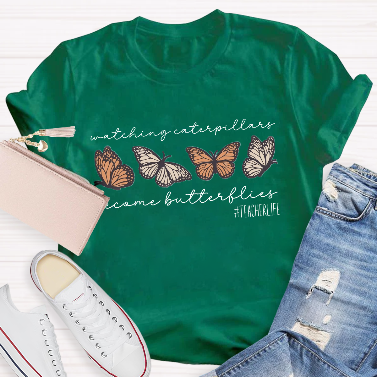 Watching Caterpillars Become Butterflies T-Shirt