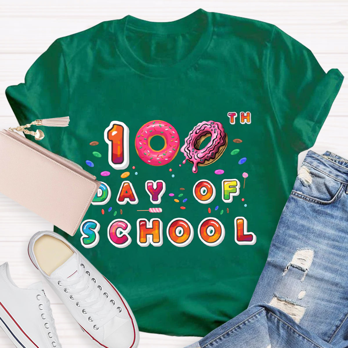 100th Day Of School Donut T-Shirt