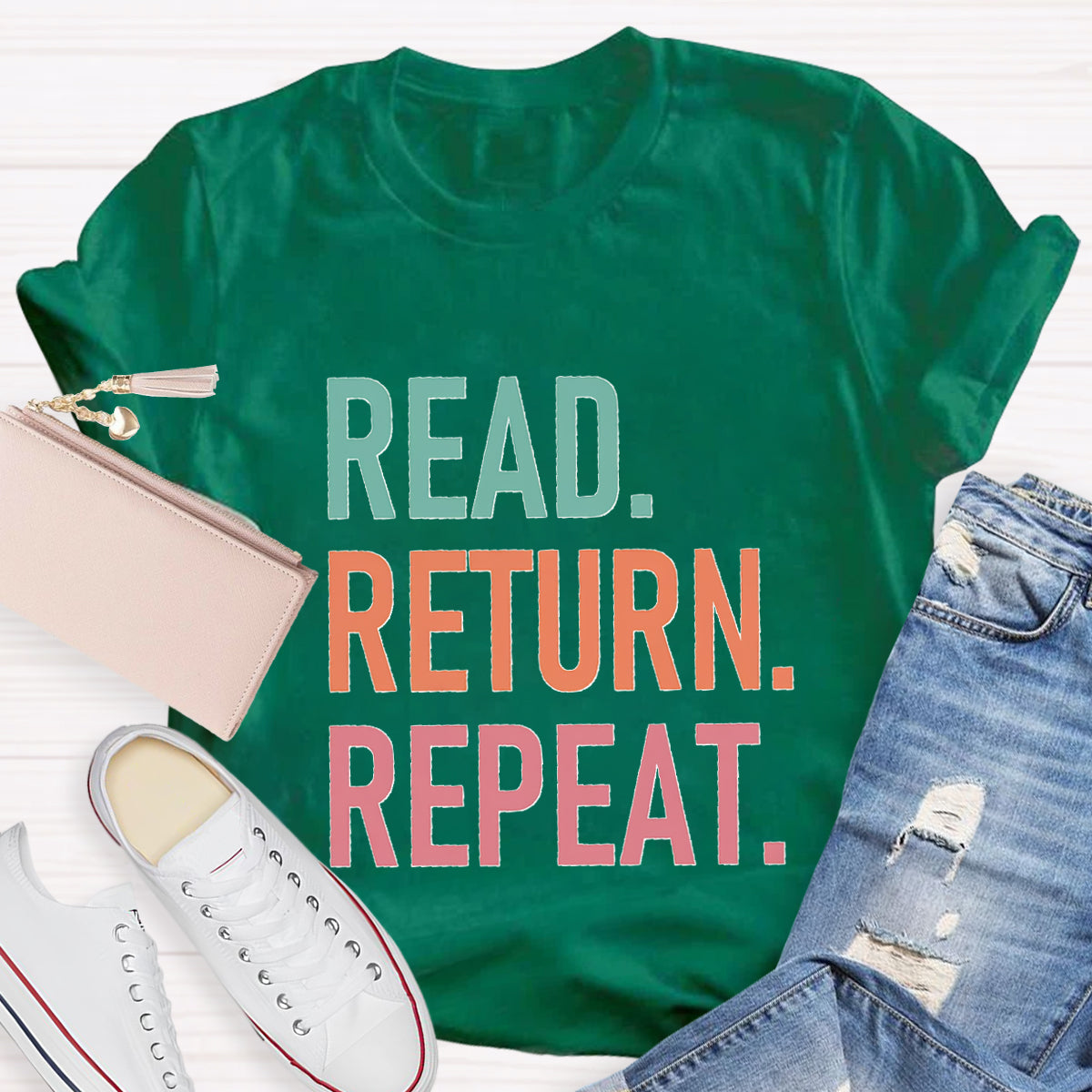 Read Return Repeat Library Book T-Shirt