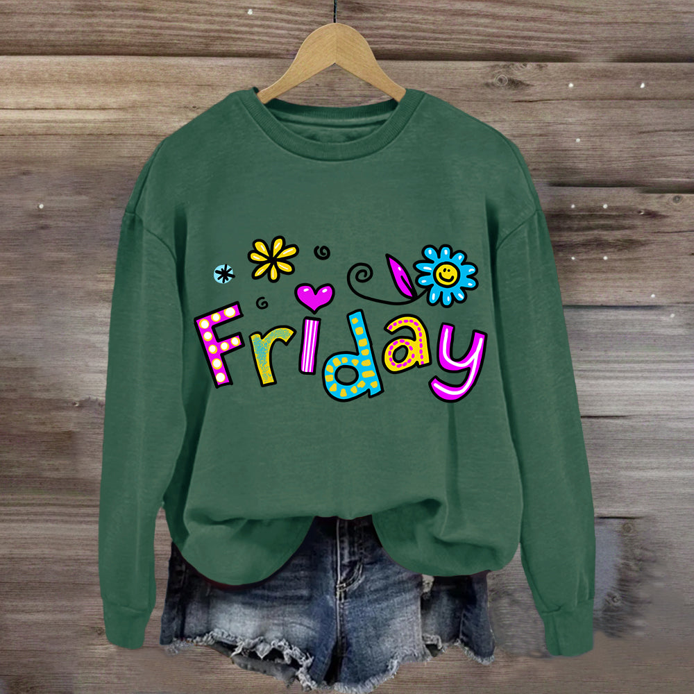 Happy Friday Teacher Sweatshirt