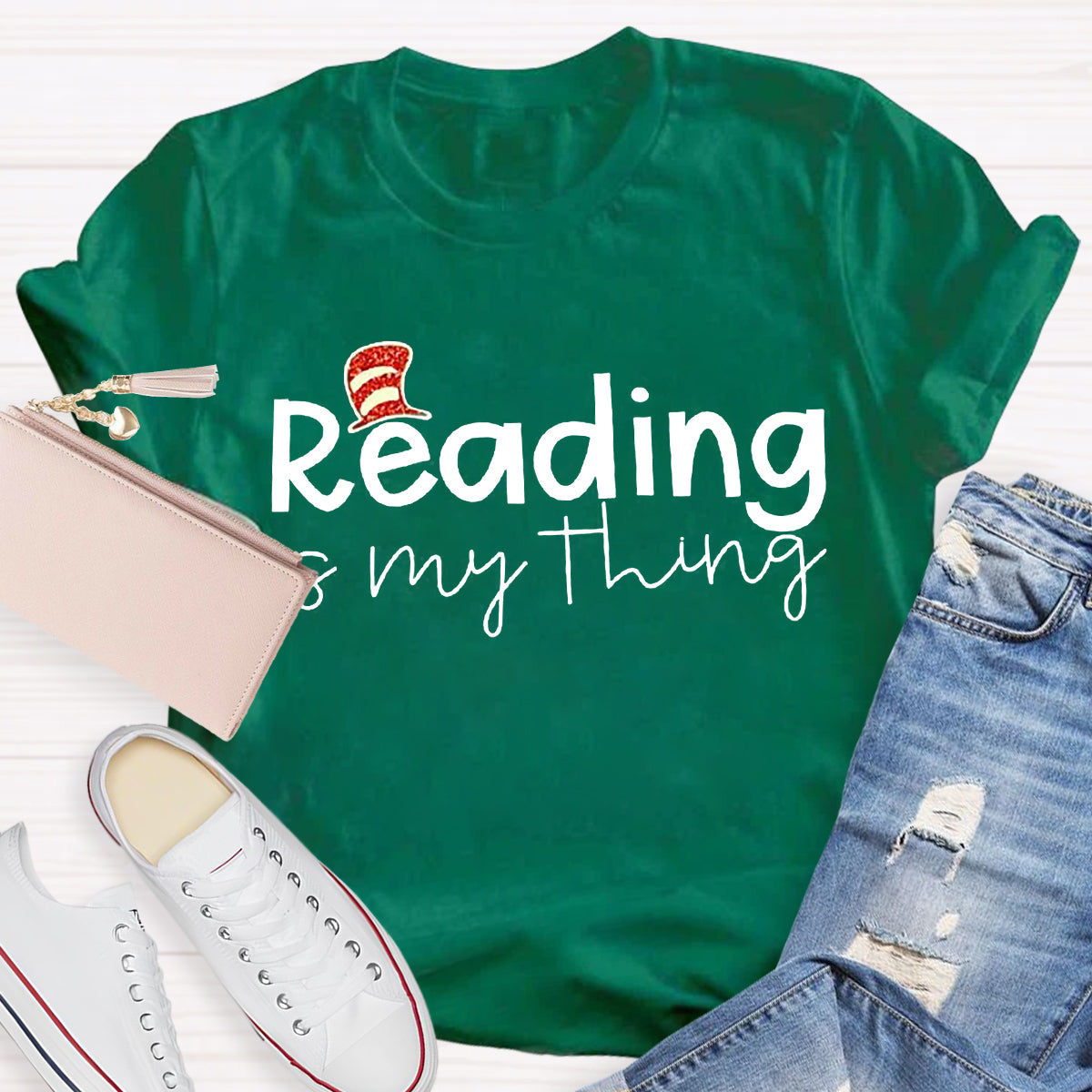 Reading Is My Thing Teacher T-Shirt