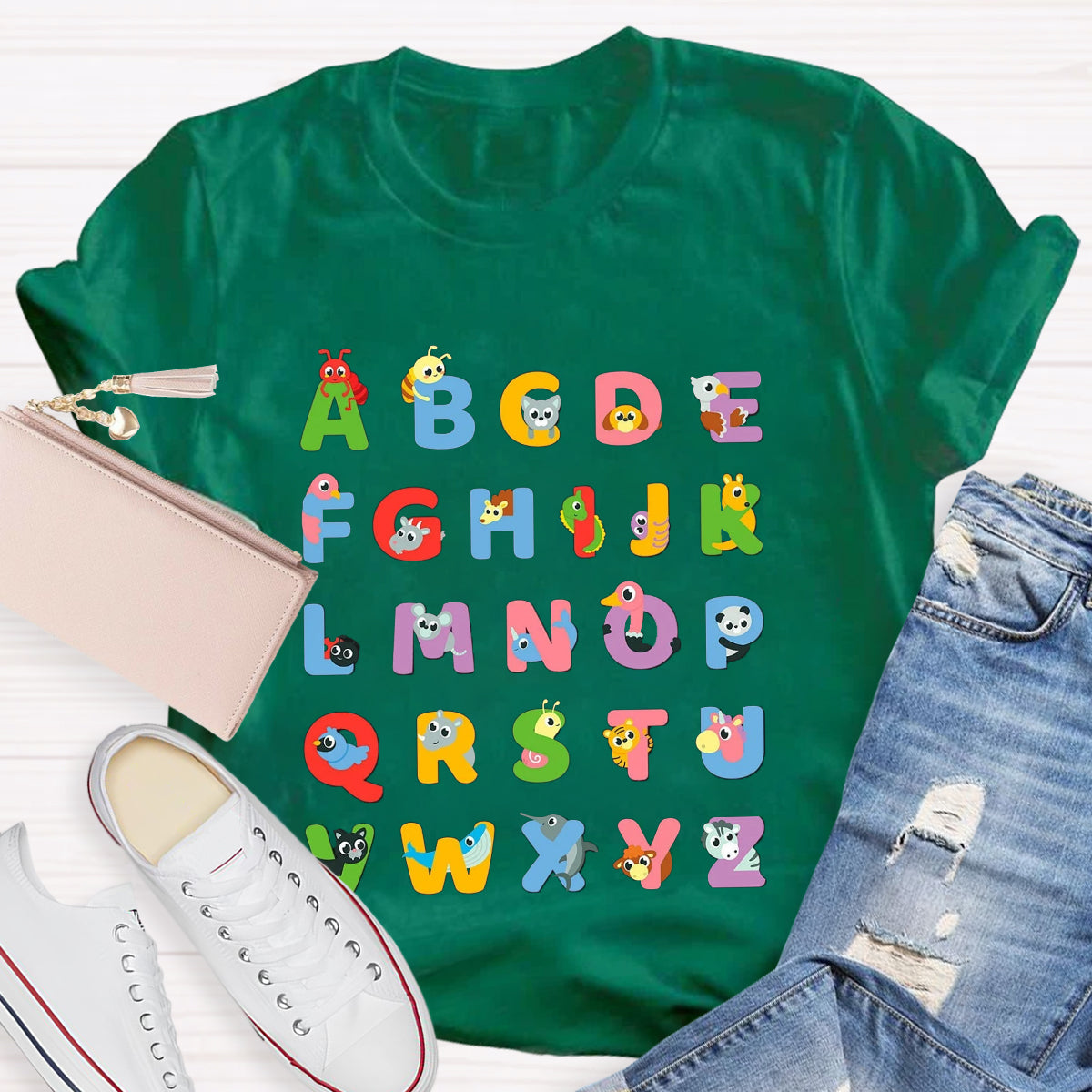 Animal Alphabet Lover Learning T-Shirt