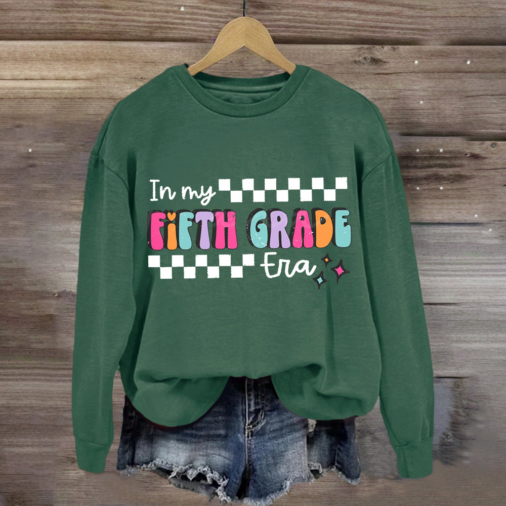 Personalized Grade In My Fifth Era Teacher Sweatshirt