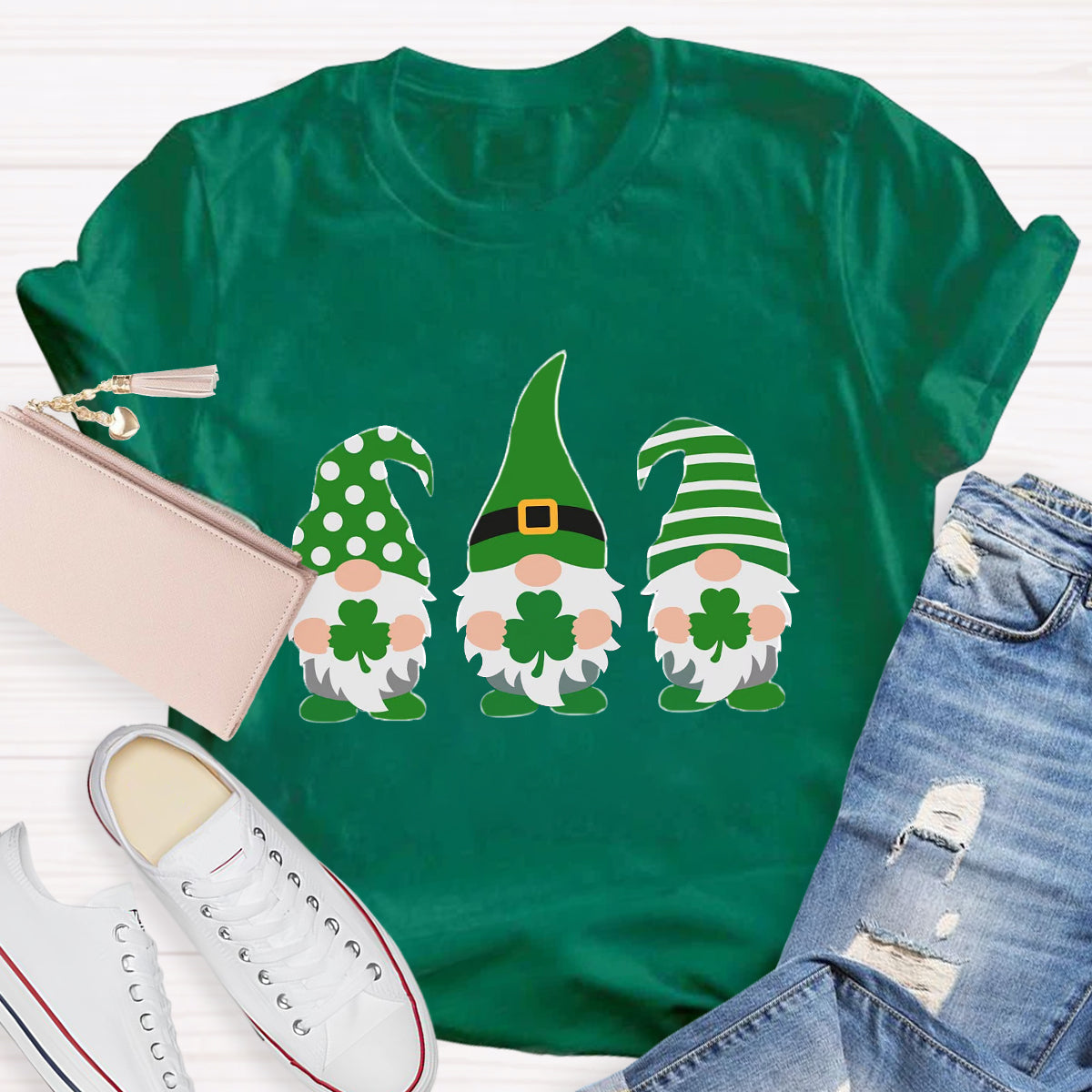 St Patricks' Day Gnome  T-Shirt