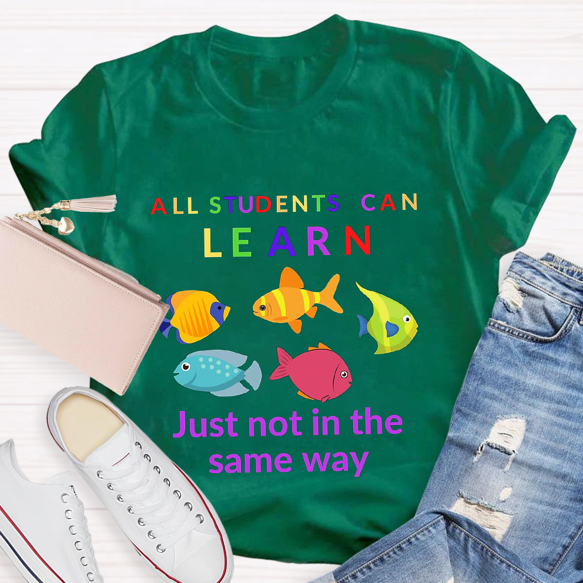 All Students Can Learn Just Not In The Same Way T-Shirt