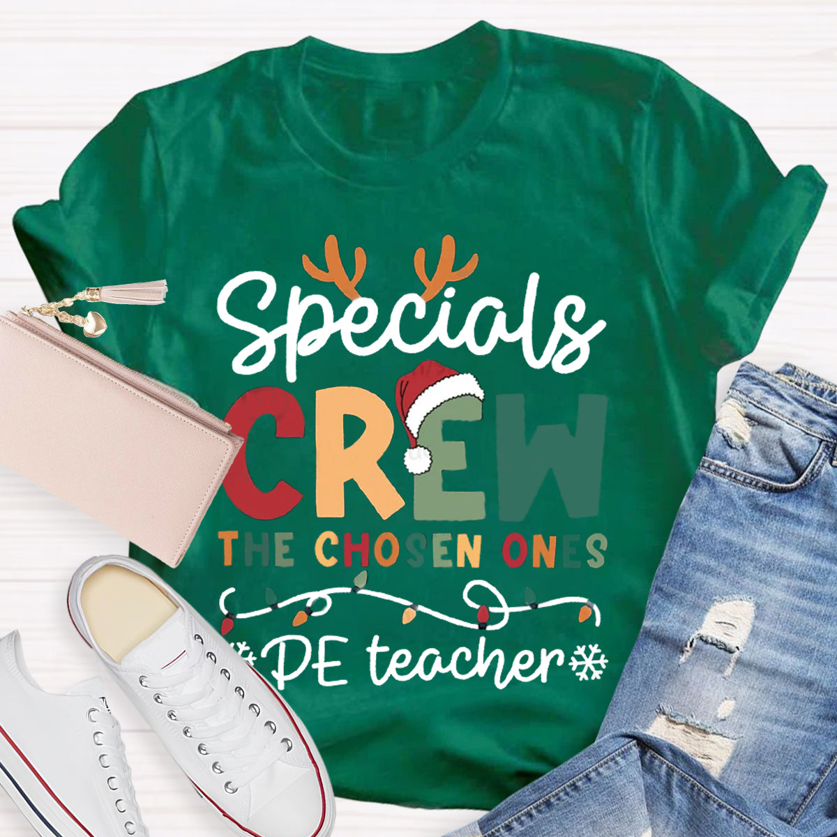 Personalized Subject Specials Crew The Choose Ones PE Teacher T-Shirt